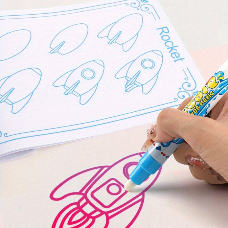 Tapis De Graffiti Coloré Réutilisable Pour les Petits