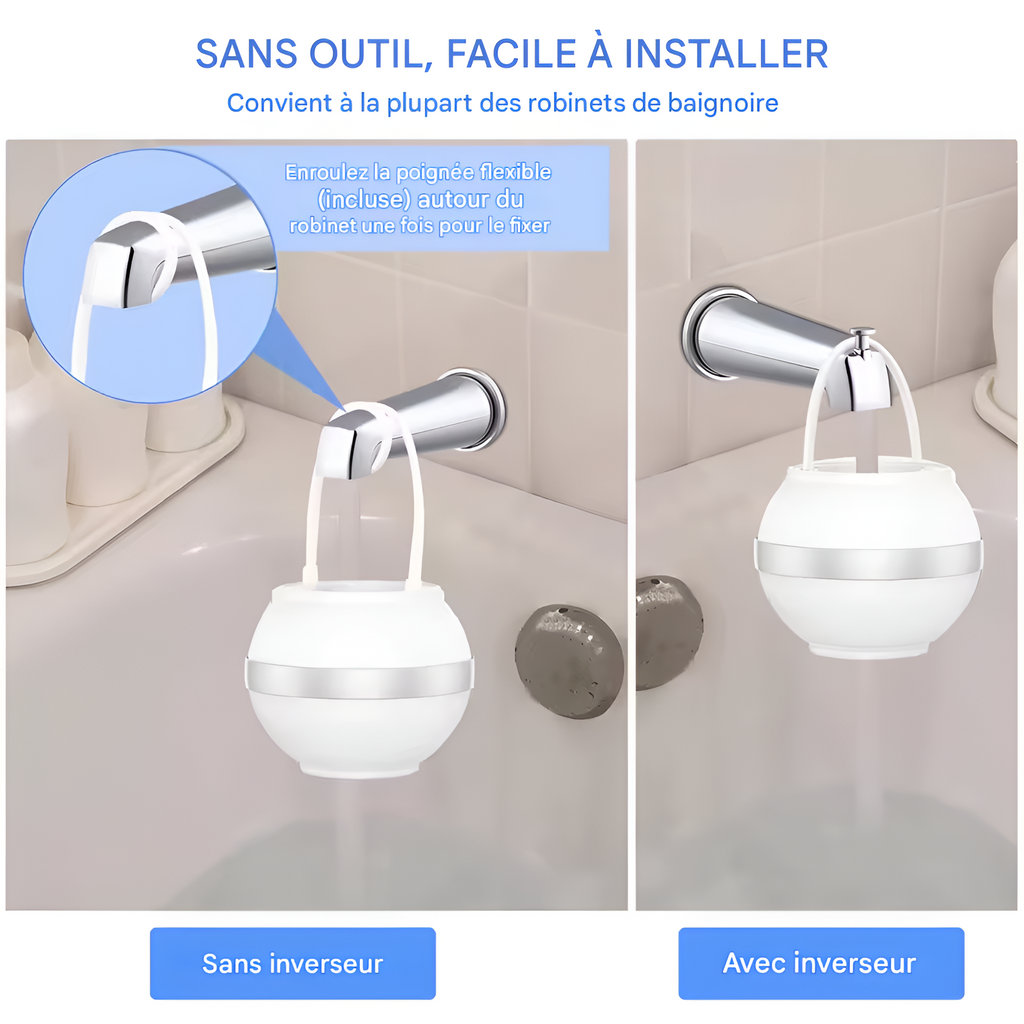 PureBain™ – Le Filtre Ultime pour L'Eau du Bain de Bébé