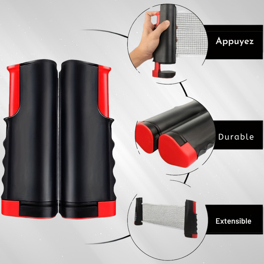 FlexiPing™ – Ensemble de Ping-Pong Rétractable