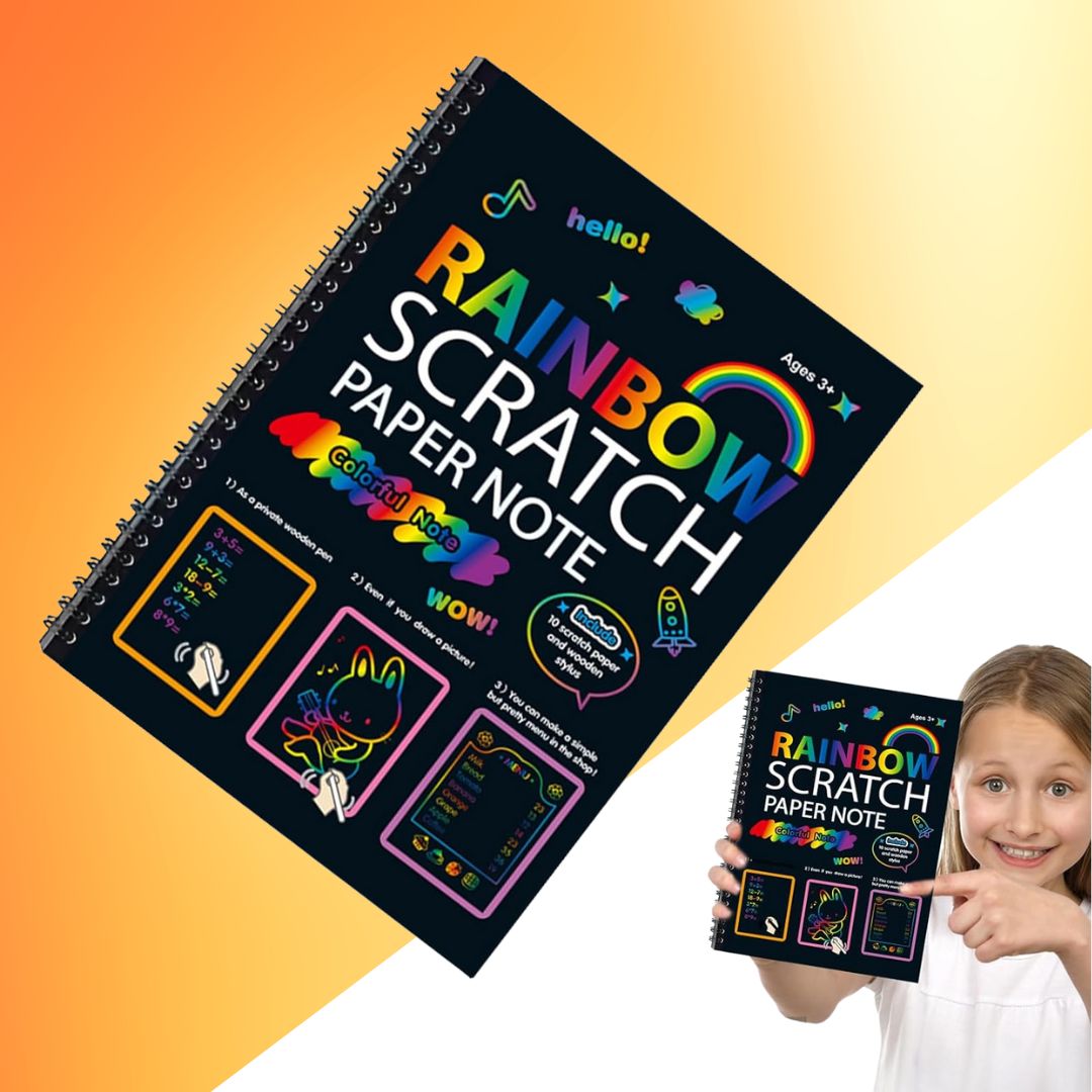 ScratchiFun™ – Carnet Créatif Sans Limites