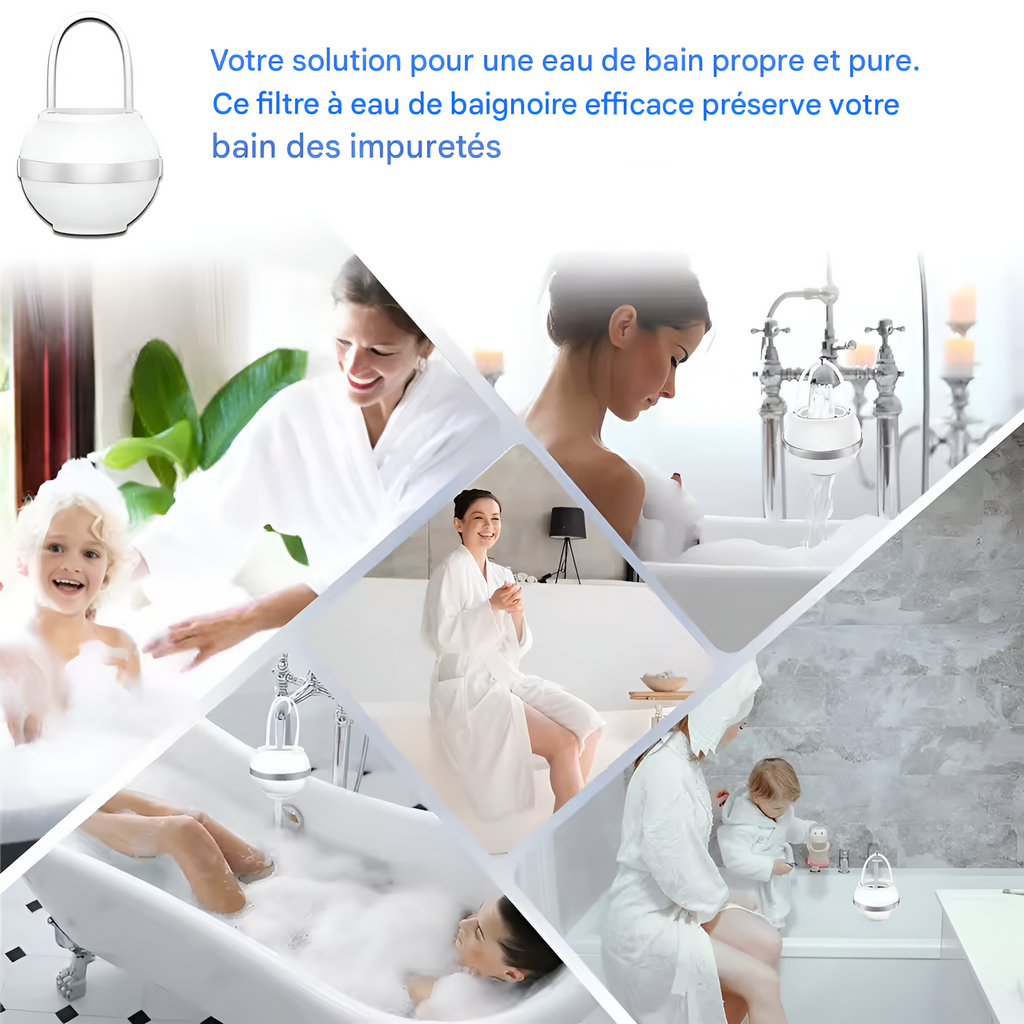 PureBain™ – Le Filtre Ultime pour L'Eau du Bain de Bébé