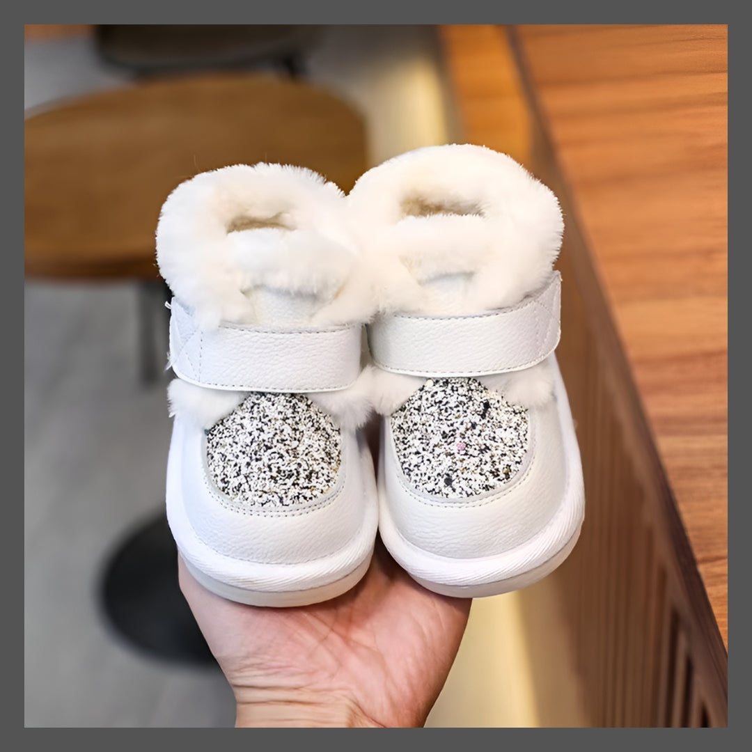 Bottes de Neige Enfant pour les Fille ! Mode Hiver avec Paillettes