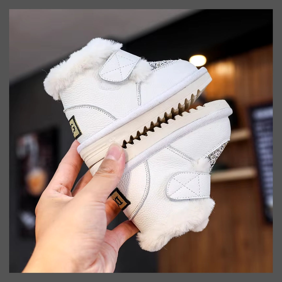 Bottes de Neige Enfant pour les Fille ! Mode Hiver avec Paillettes