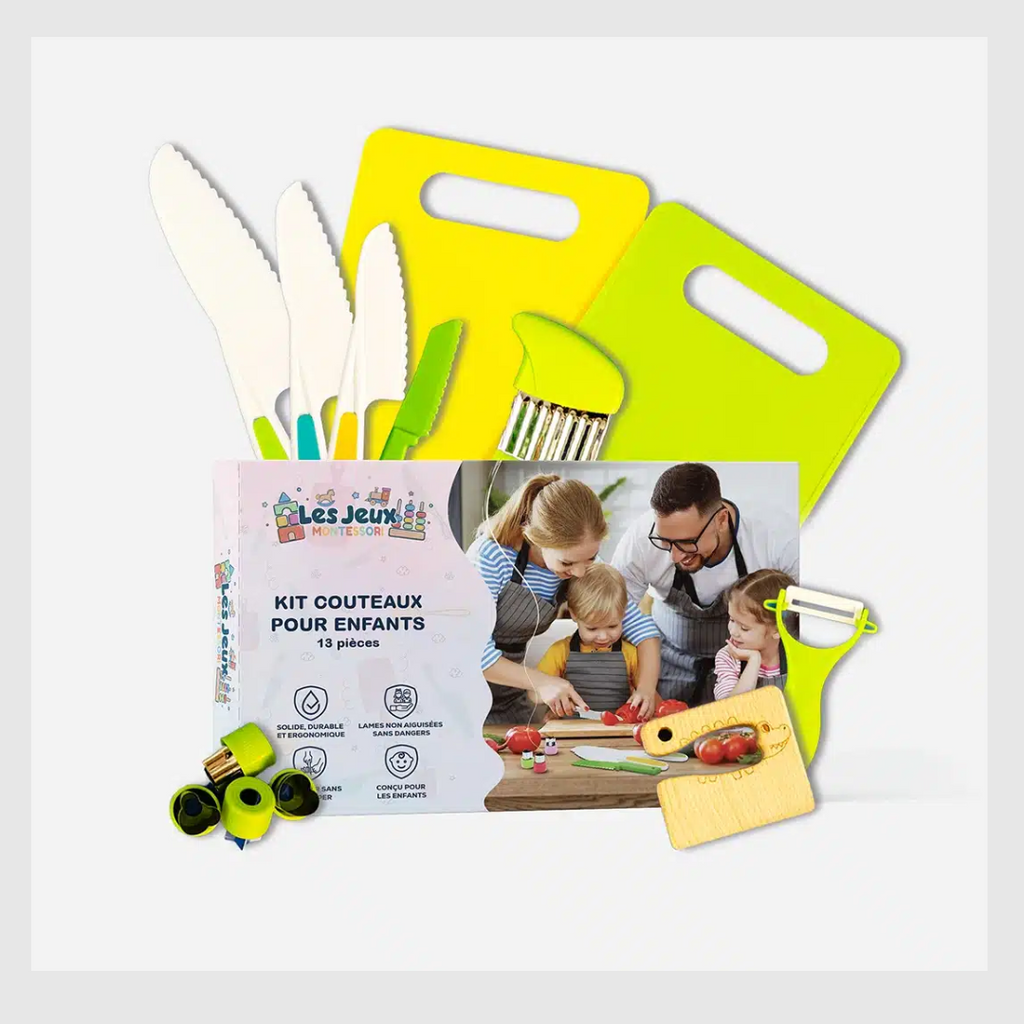 Couteaux Enfant – Kit de Cuisine 13 pièces
