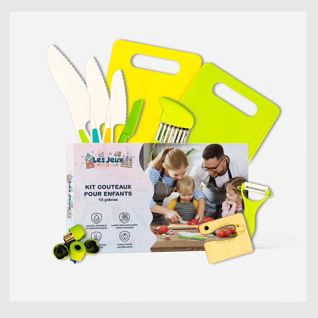 Couteaux Enfant – Kit de Cuisine 13 pièces