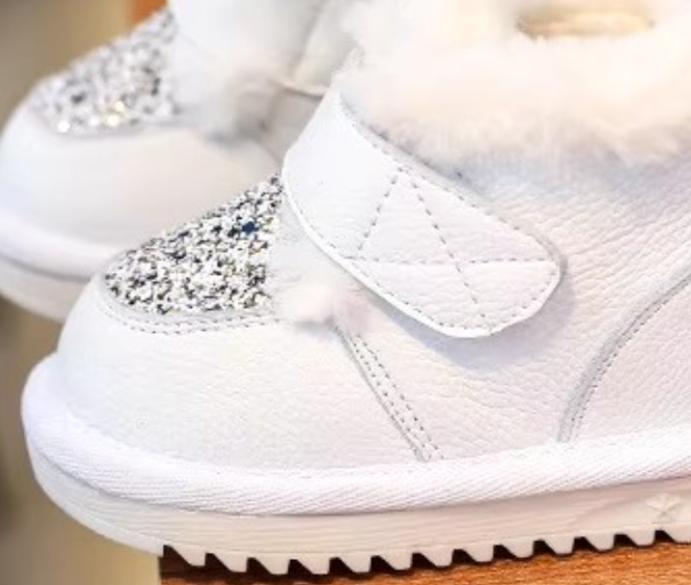 Bottes de Neige Enfant pour les Fille ! Mode Hiver avec Paillettes