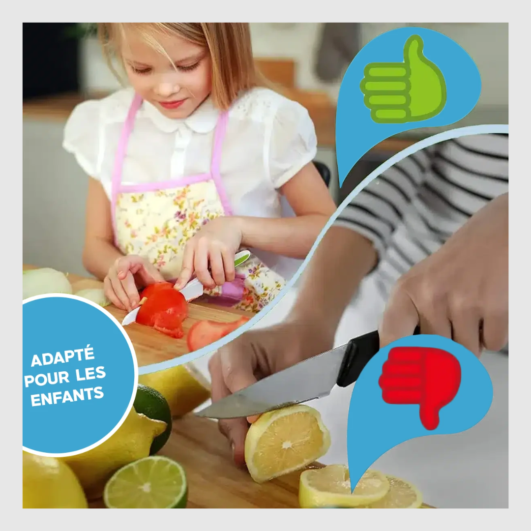 Couteaux Enfant – Kit de Cuisine 13 pièces