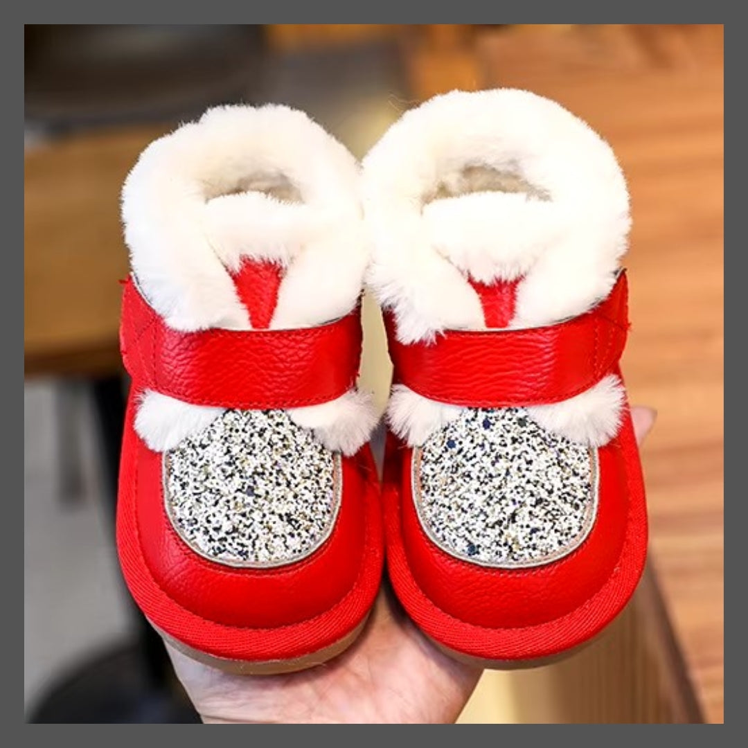 Bottes de Neige Enfant pour les Fille ! Mode Hiver avec Paillettes