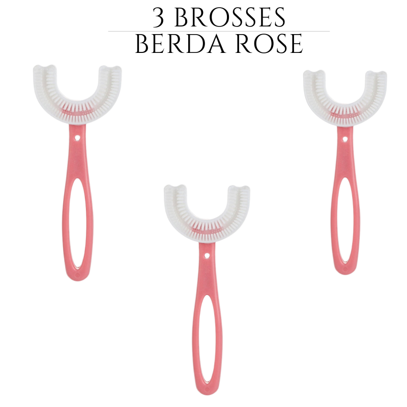 PACK DE 3 BROSSES À DENTS POUR ENFANTS - BERDA™