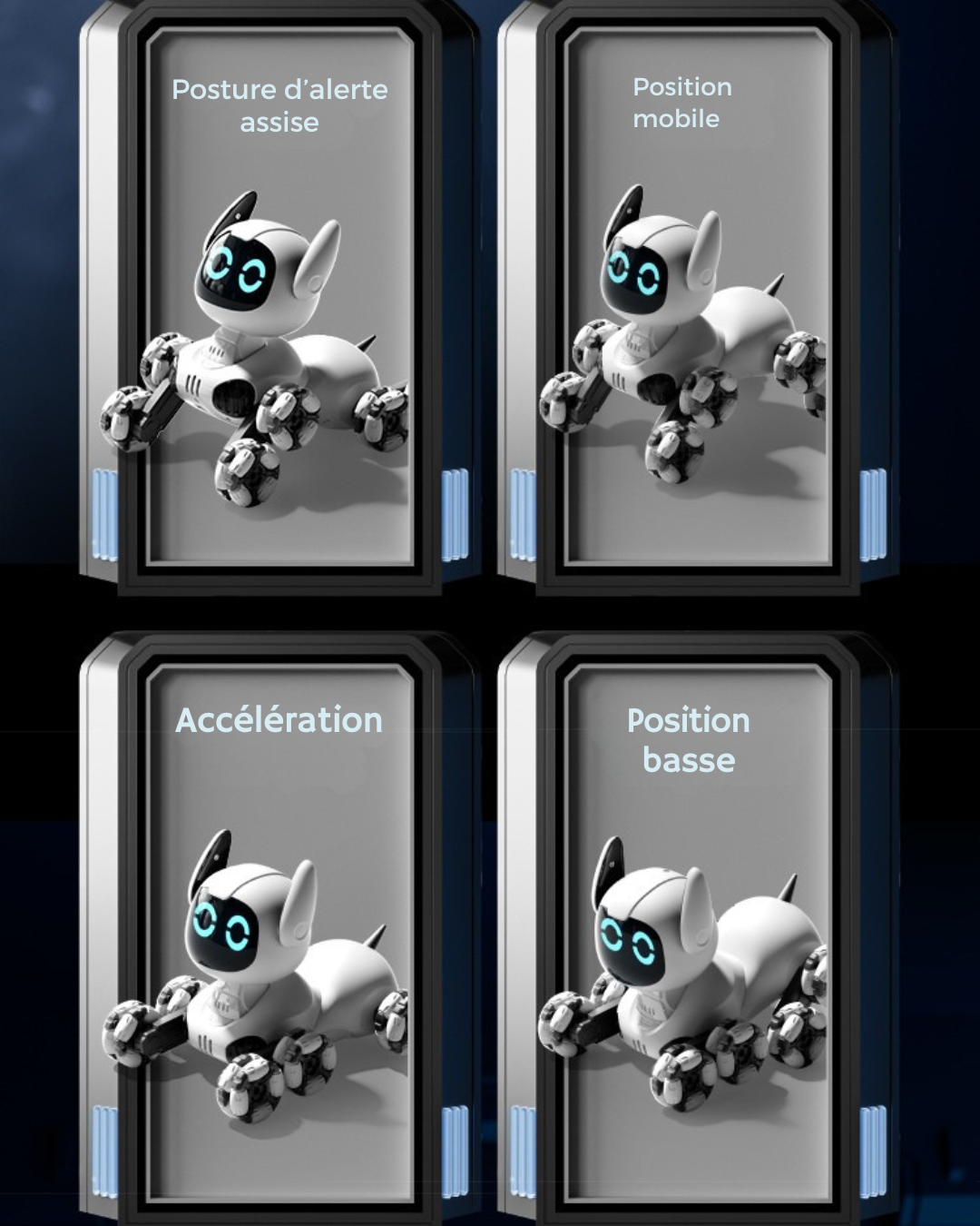 SmartPup – Chien Robot à 8 Roues avec Télécommande