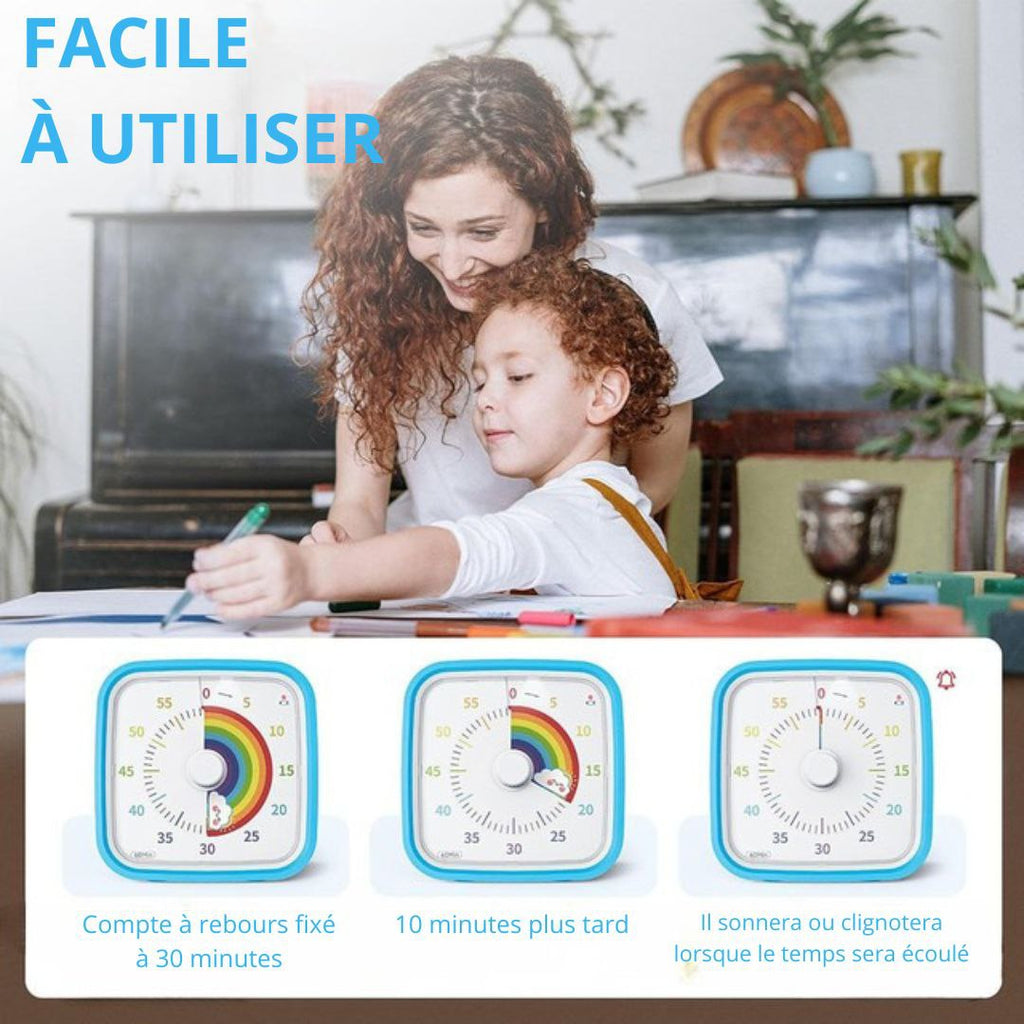 Minuteur Visuel Éducatif : Apprenez à Gérer le Temps en S'amusant