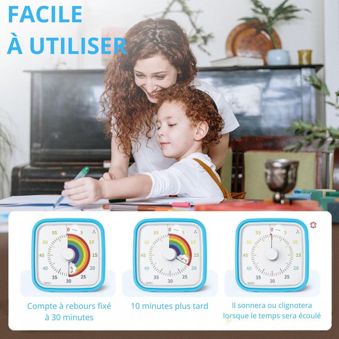 Minuteur Visuel Éducatif : Apprenez à Gérer le Temps en S'amusant