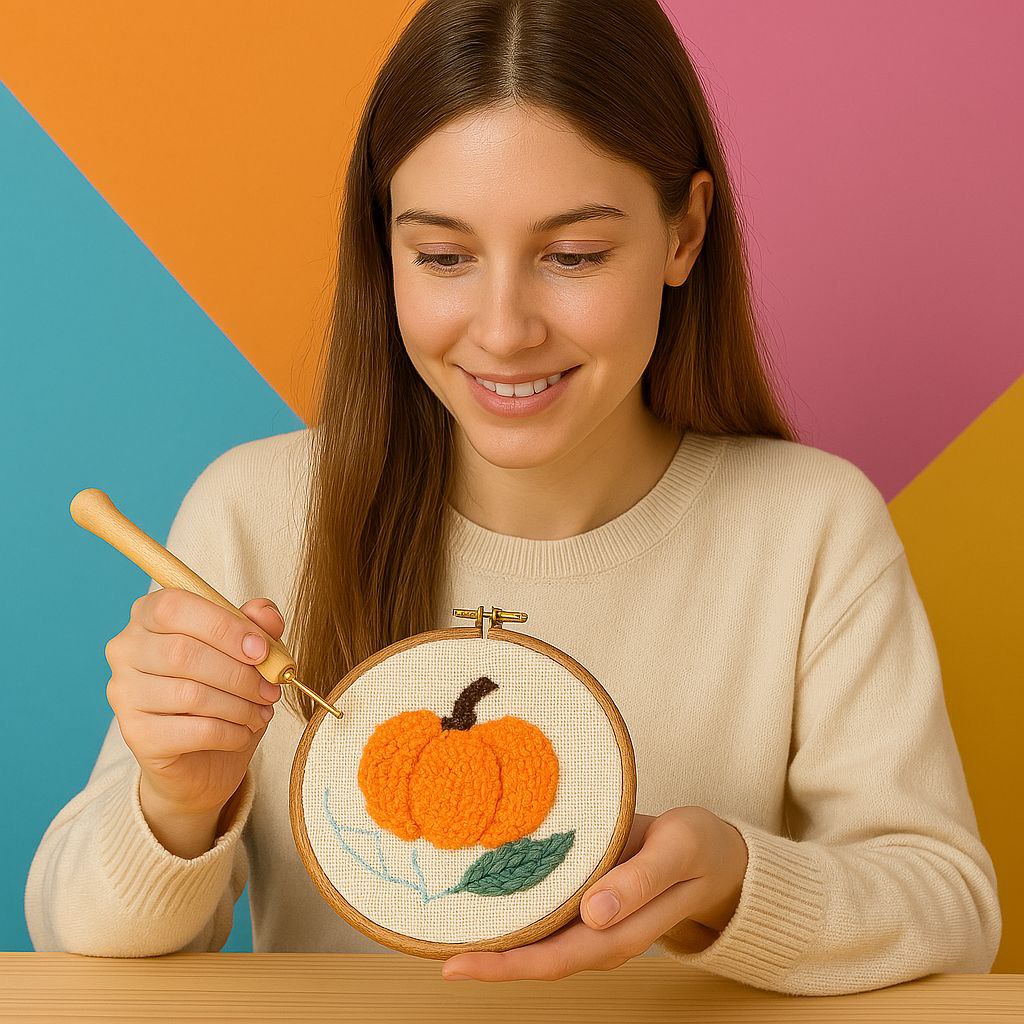 Kit Punch Needle Complet – Créez, Brodez, Détendez-vous !