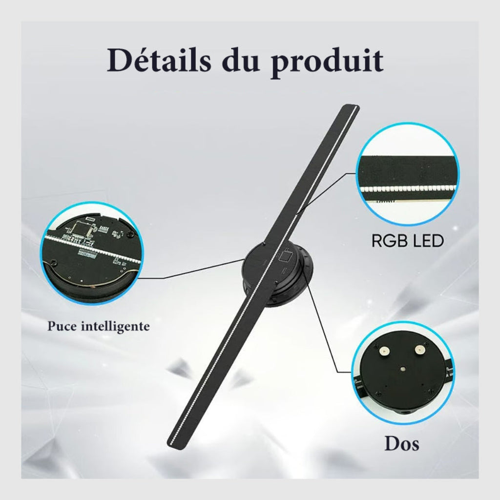 Projecteur LED holographique 3D