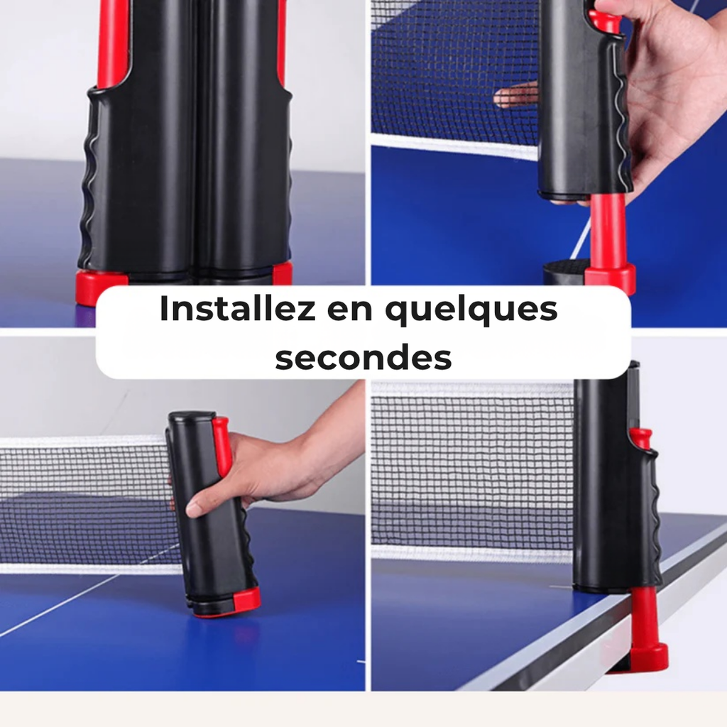 FlexiPing™ – Ensemble de Ping-Pong Rétractable