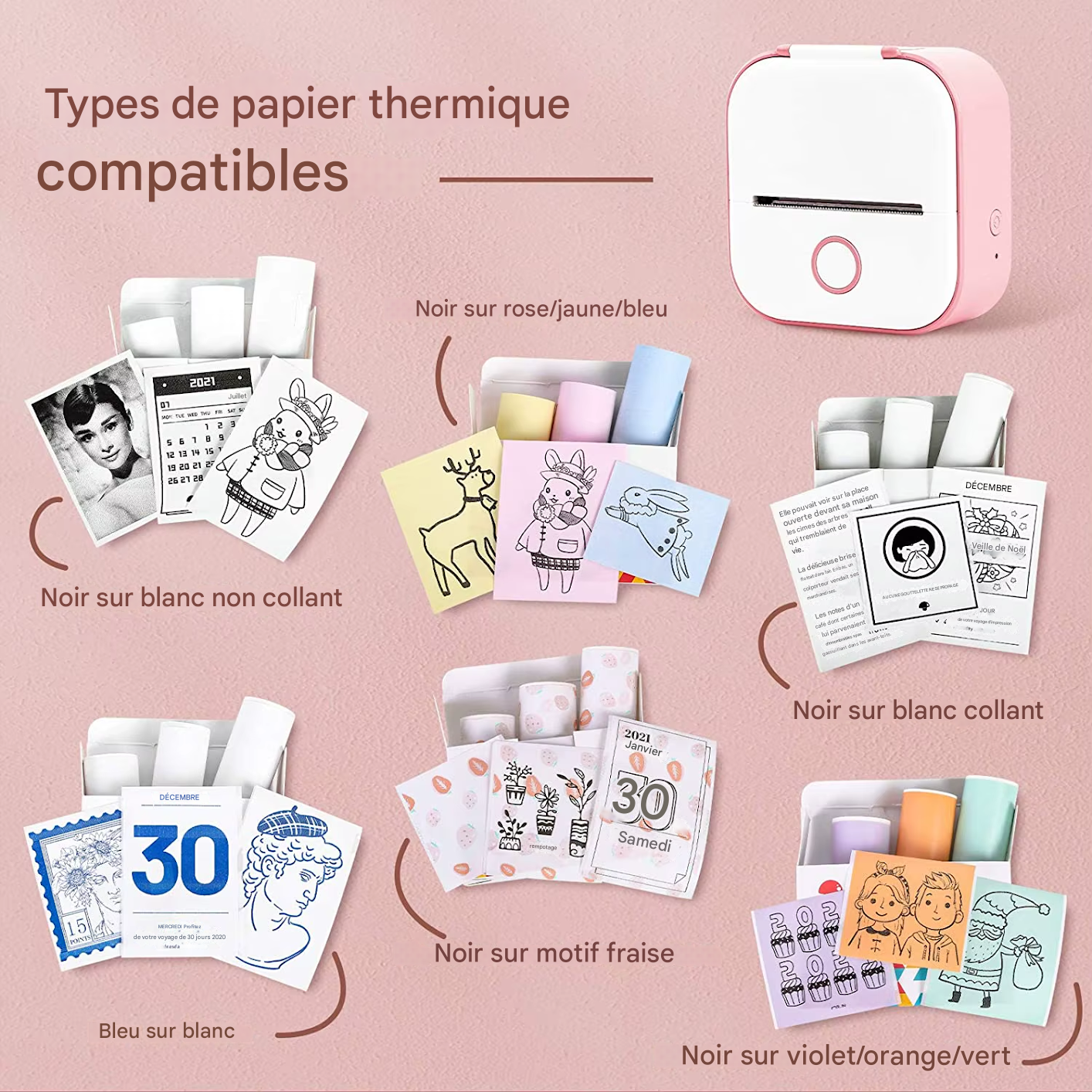 SnapPrint™ – La Mini-Imprimante Portable Sans Encre