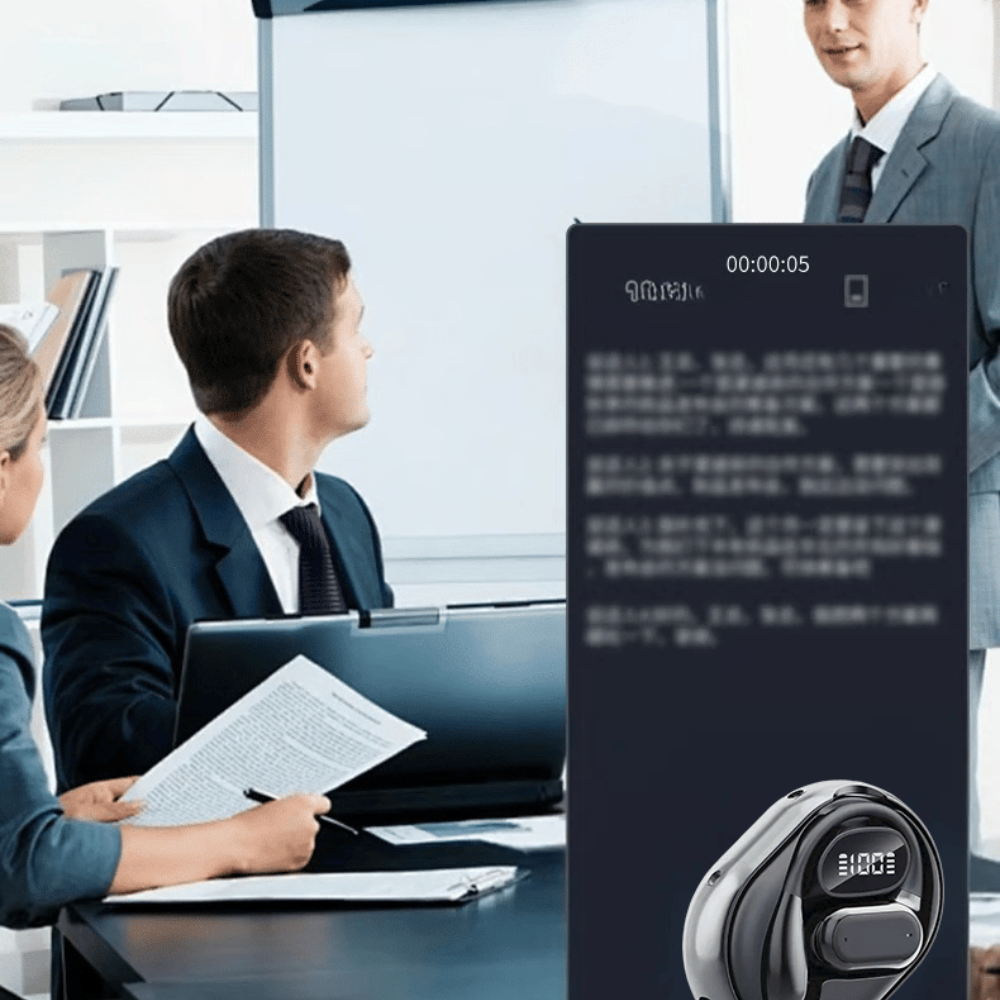 TradiSon™ – Écouteurs Sans Fil Bluetooth 5.4 avec Traduction AI(Compatibles iOS & Android)