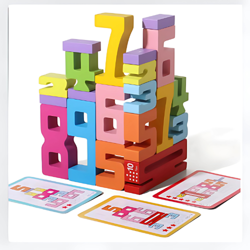 Blocs de nombres en bois inspirés de Montessori – Libérez le potentiel de votre enfant !