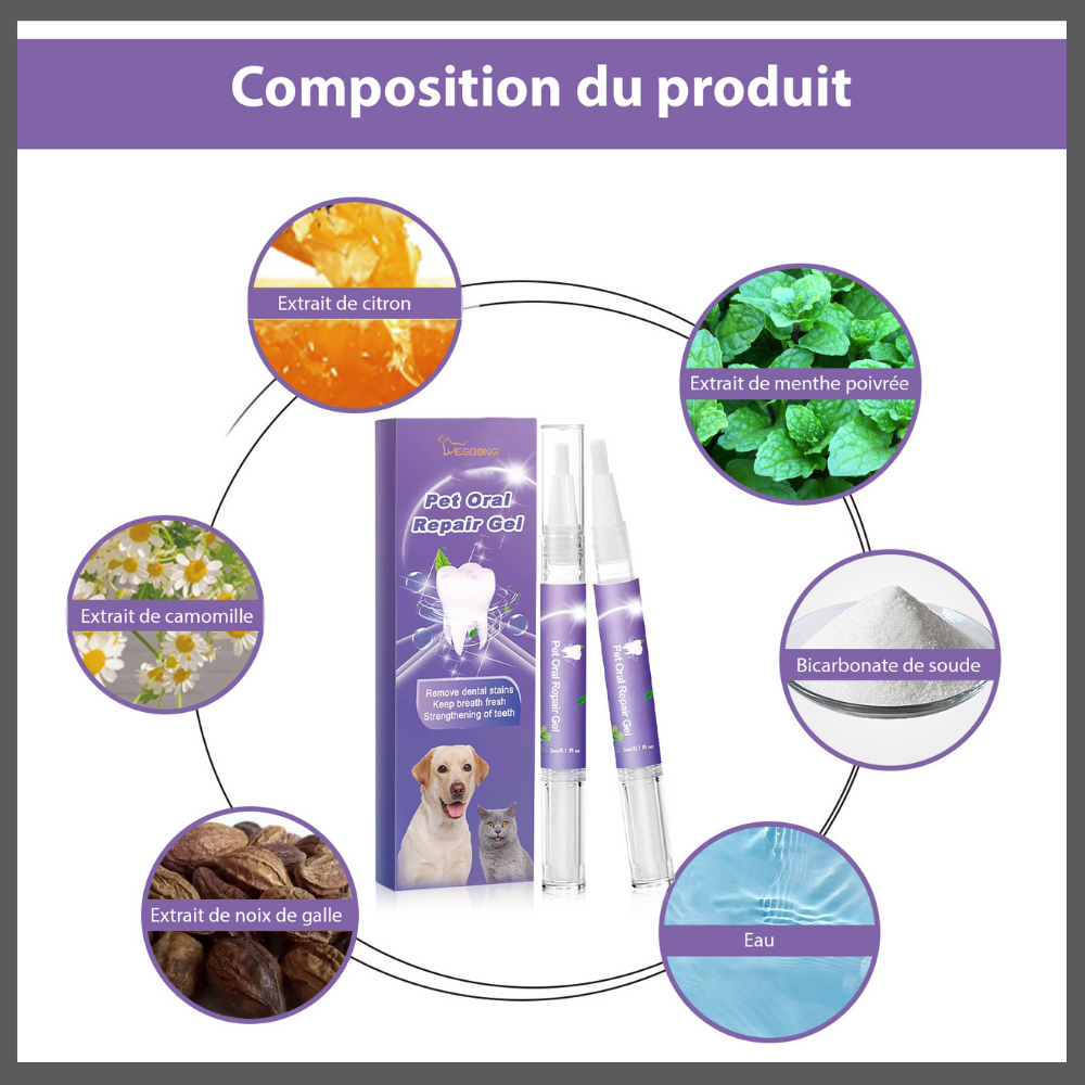 Gel d’Hygiène Buccale pour Chiens et Chats