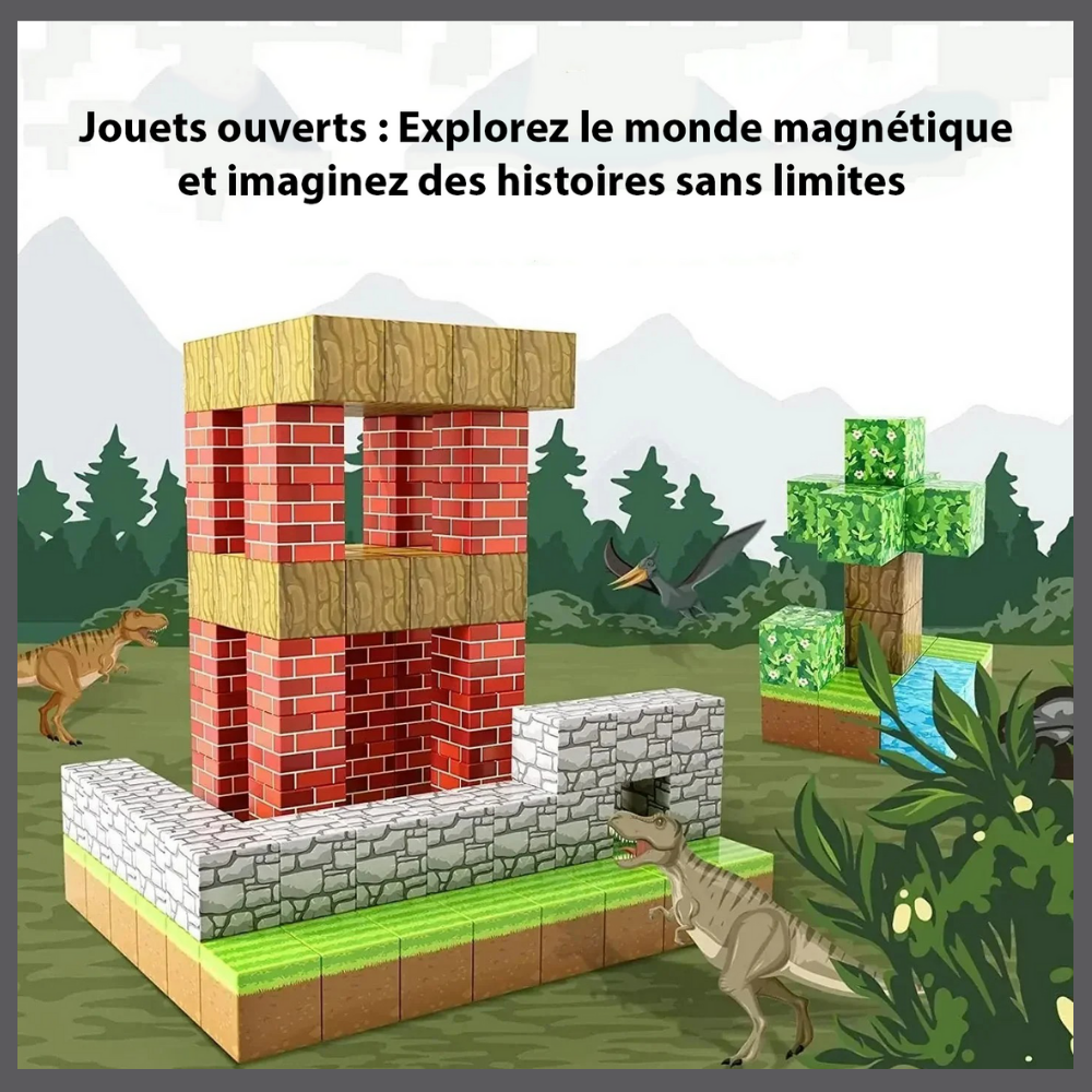 Blocs de construction magnétiques pour enfants