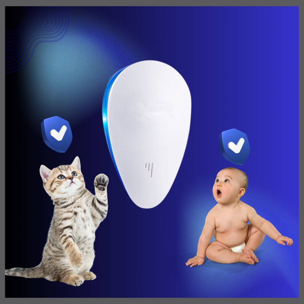 RepelSafe™ – Répulsif Ultrasonique Anti-Nuisibles