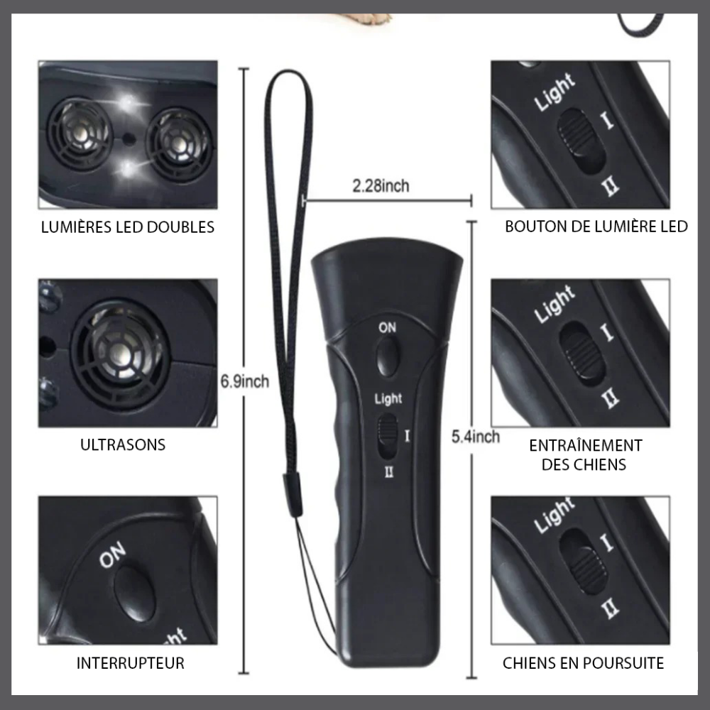 SilenceGuard™ – Bipeur Anti-Aboiement