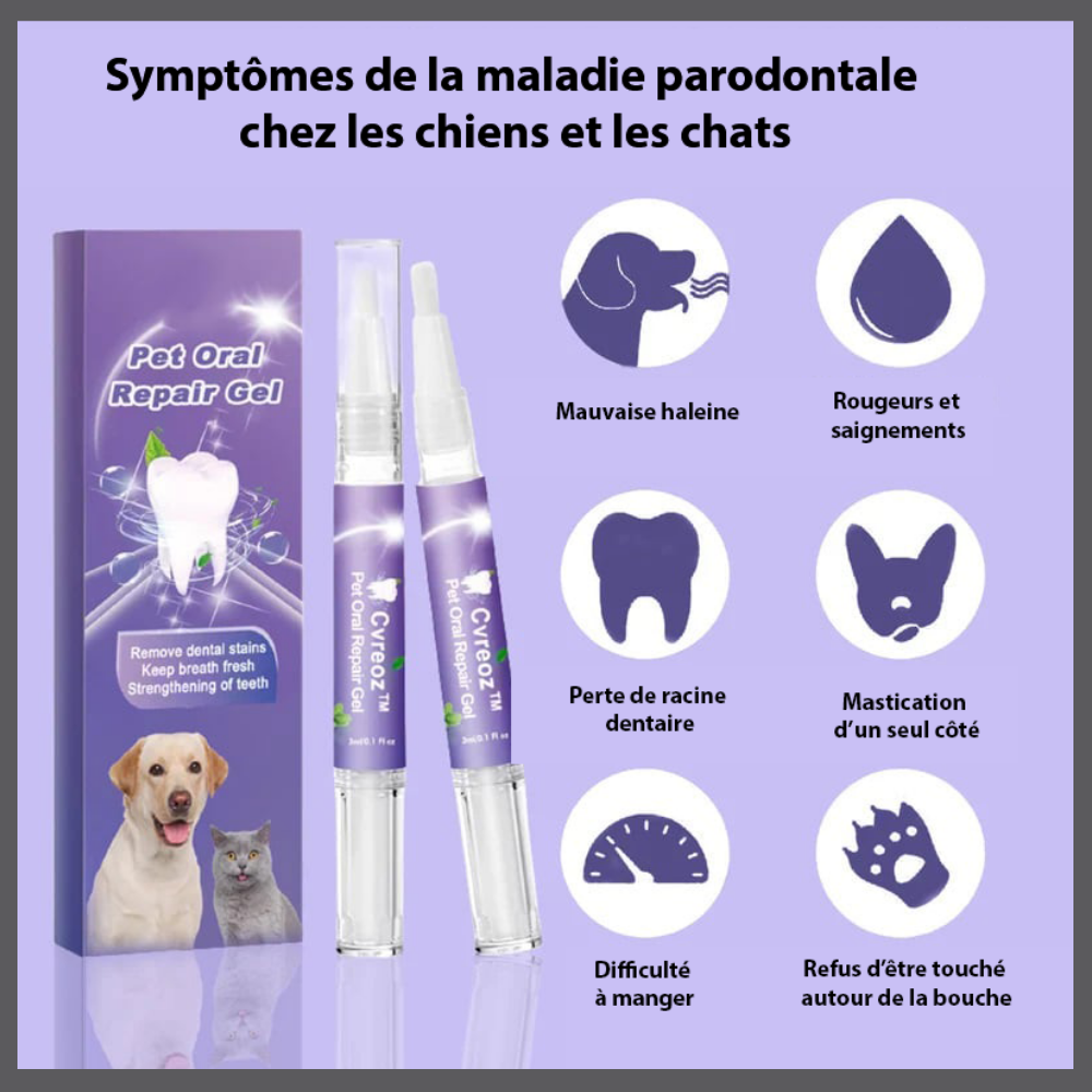 Gel d’Hygiène Buccale pour Chiens et Chats