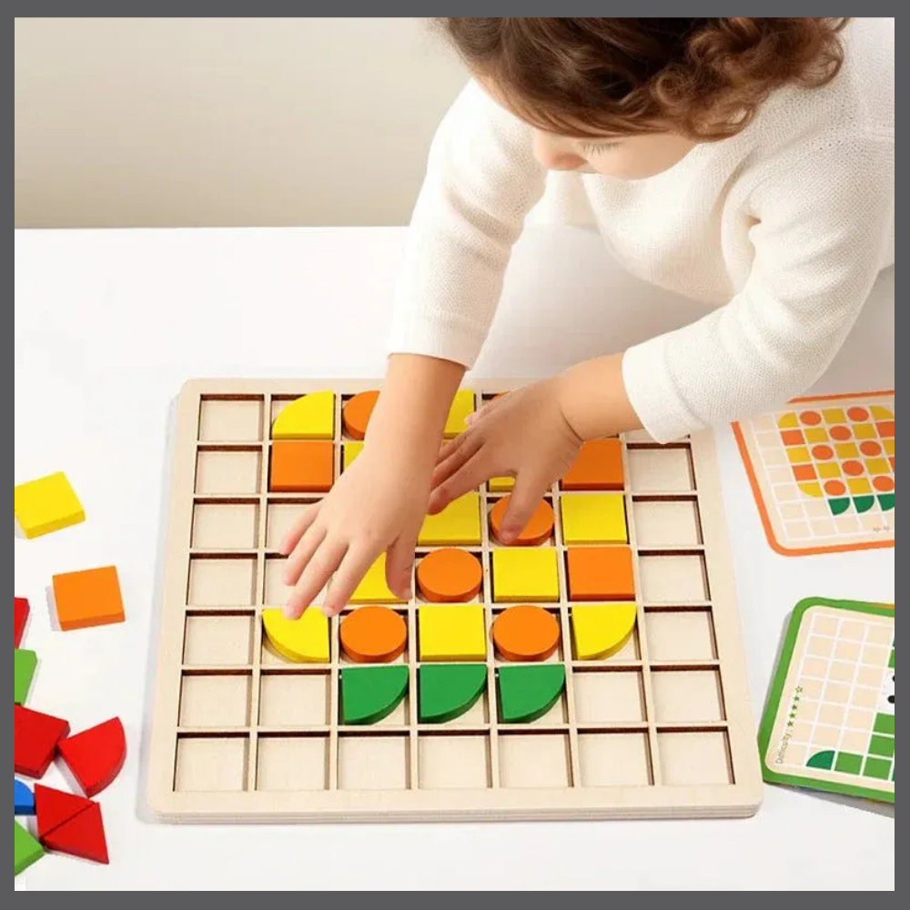 Puzzle Montessori Magnétique – Jeu Éducatif pour Enfants
