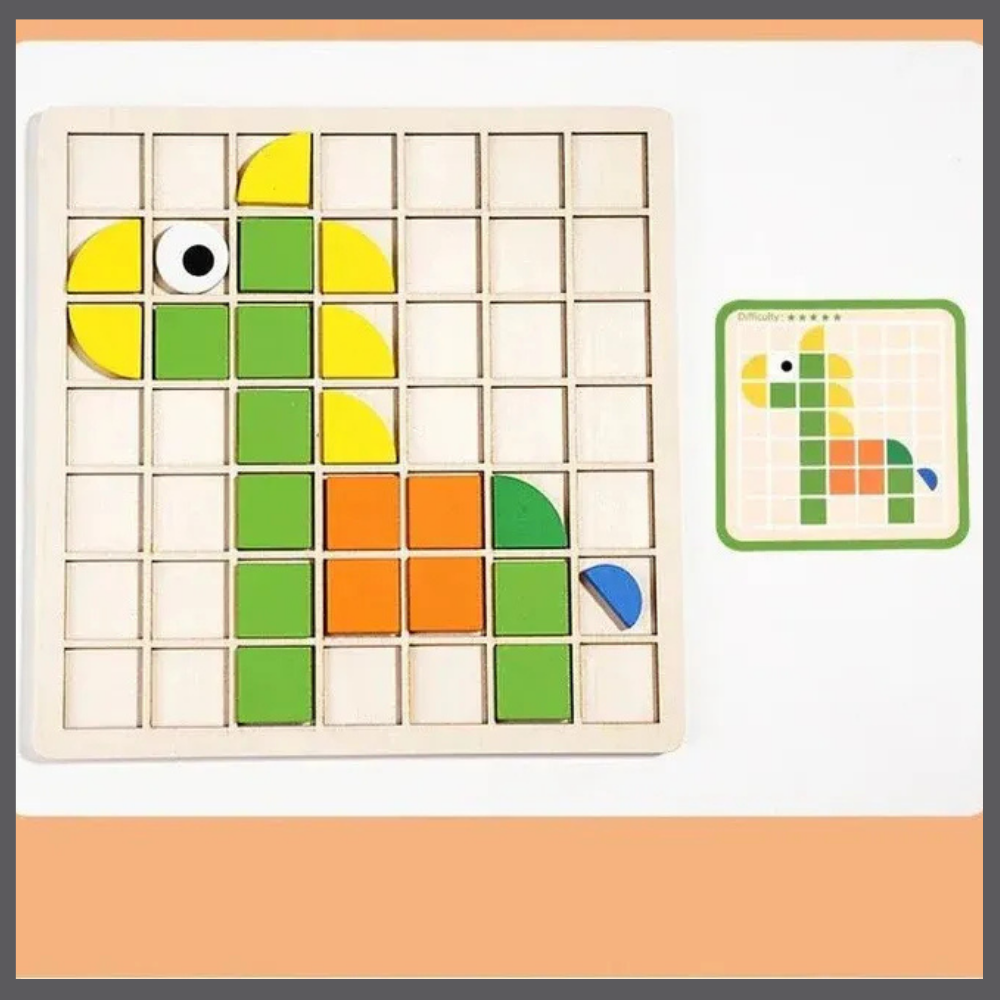 Puzzle Montessori Magnétique – Jeu Éducatif pour Enfants