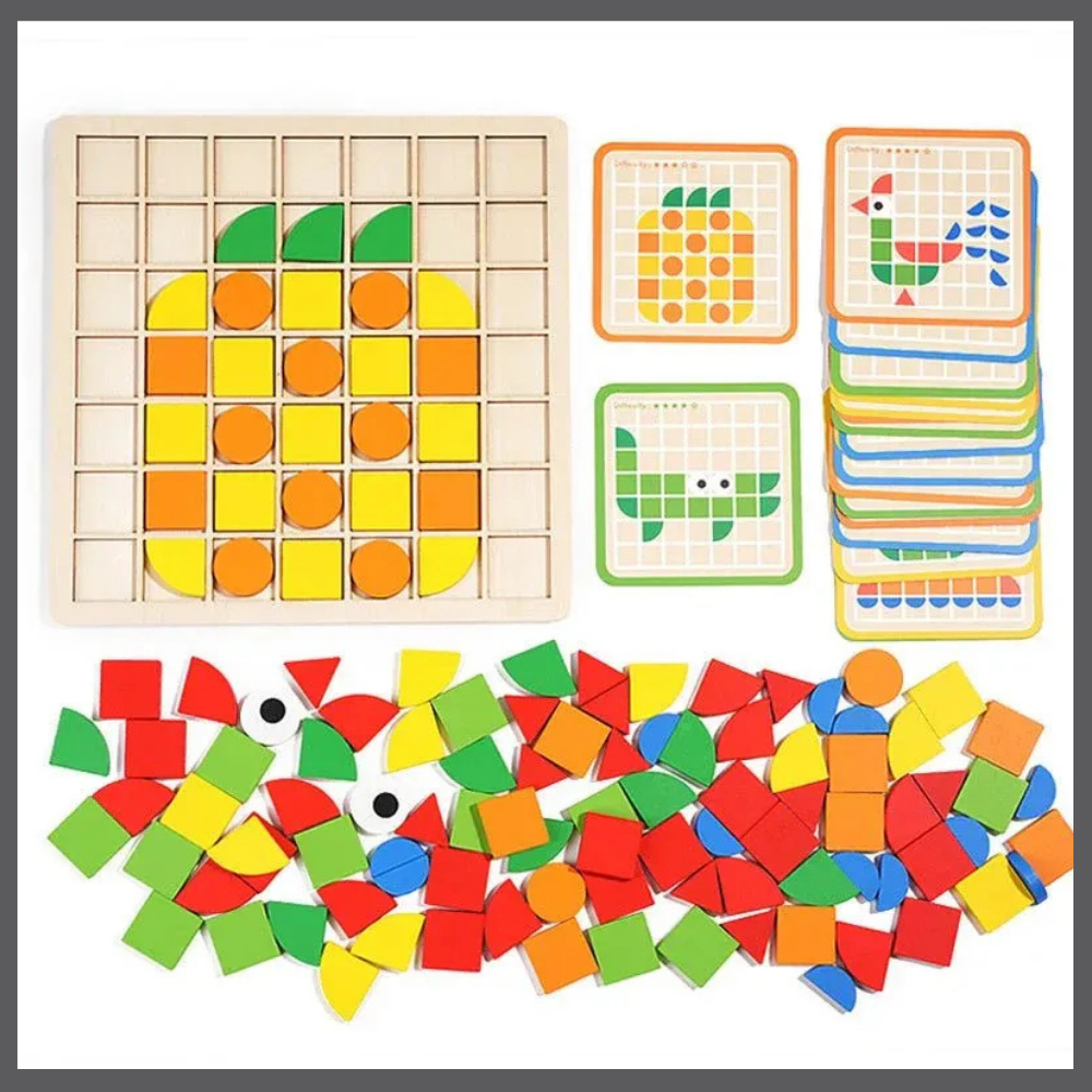 Puzzle Montessori Magnétique – Jeu Éducatif pour Enfants