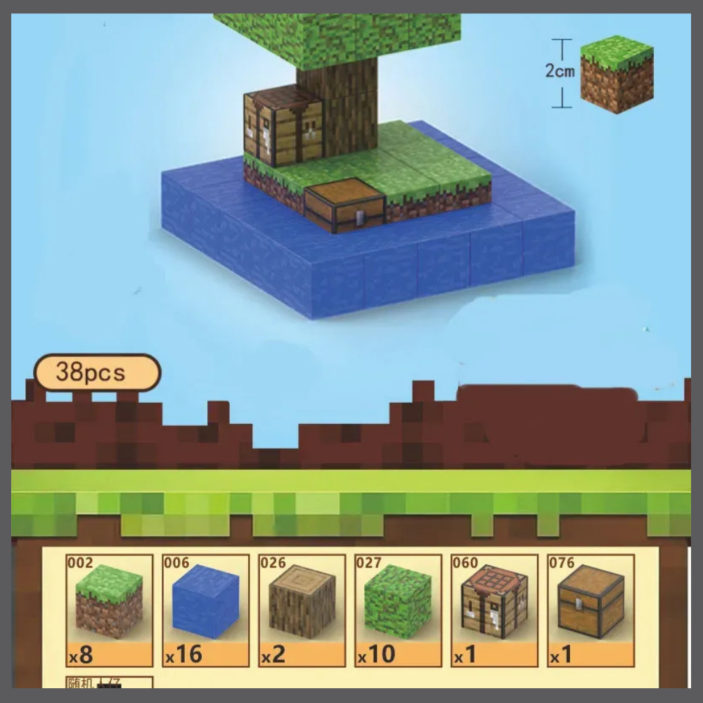 Blocs de construction magnétiques pour enfants