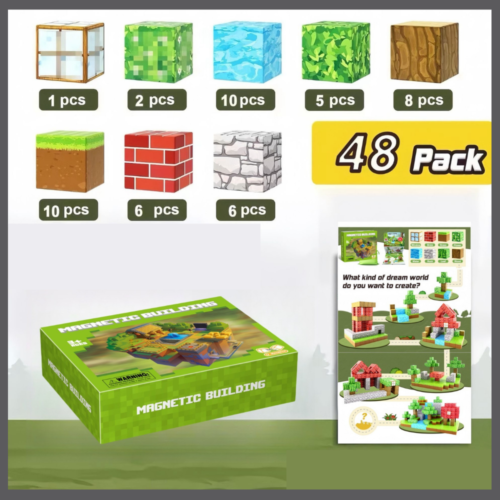 Blocs de construction magnétiques pour enfants