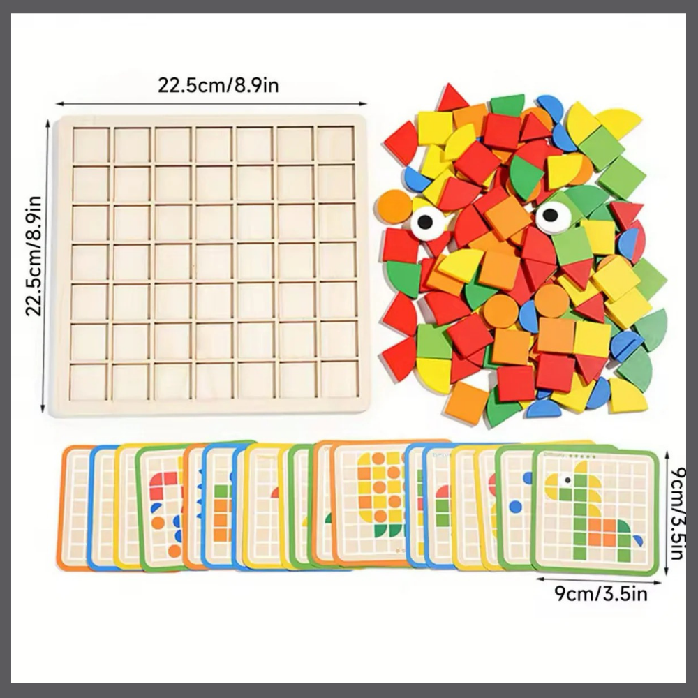Puzzle Montessori Magnétique – Jeu Éducatif pour Enfants