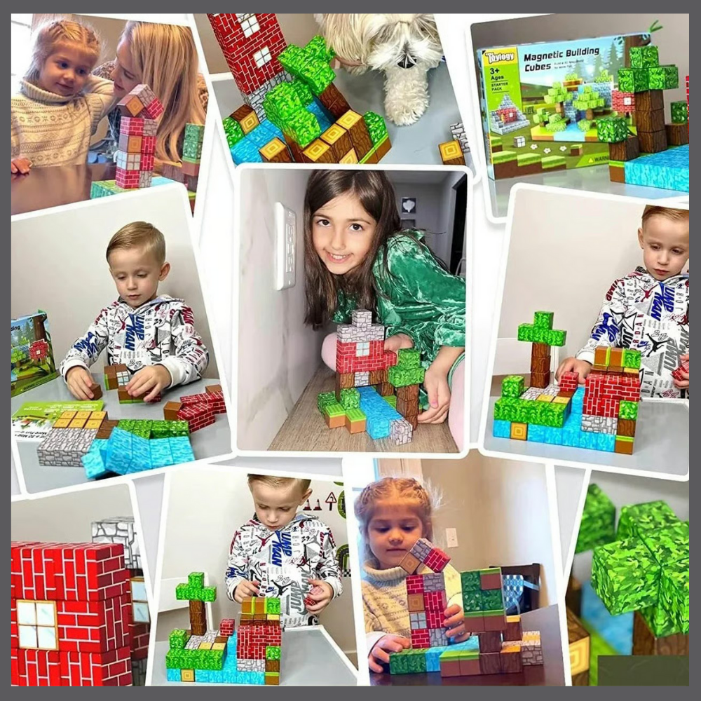 Blocs de construction magnétiques pour enfants