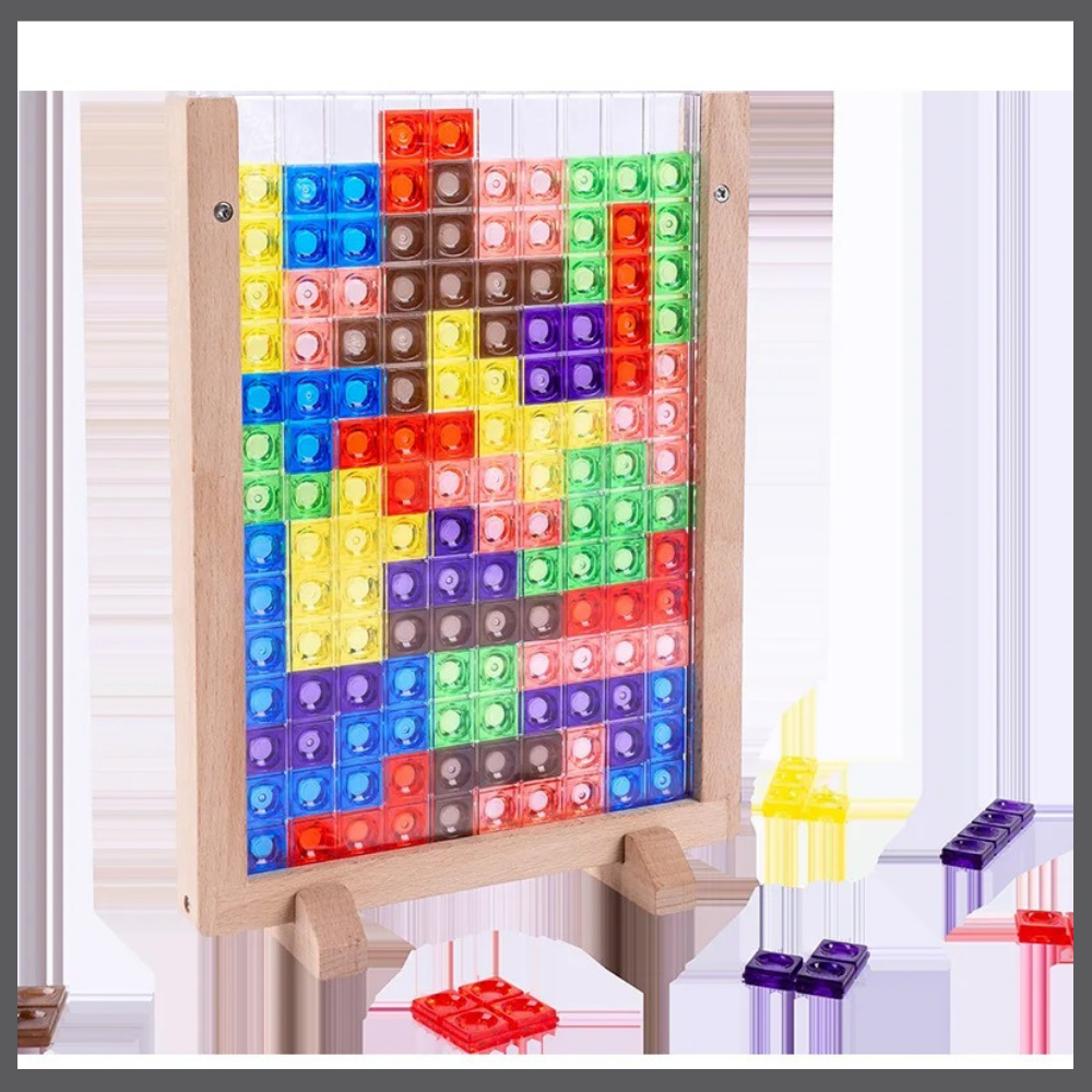 PuzzliZen™ – Puzzle Éducatif en Bois Anti-Écran