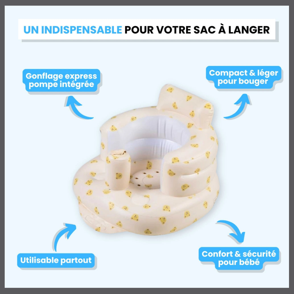 Fauteuil gonflable & transportable