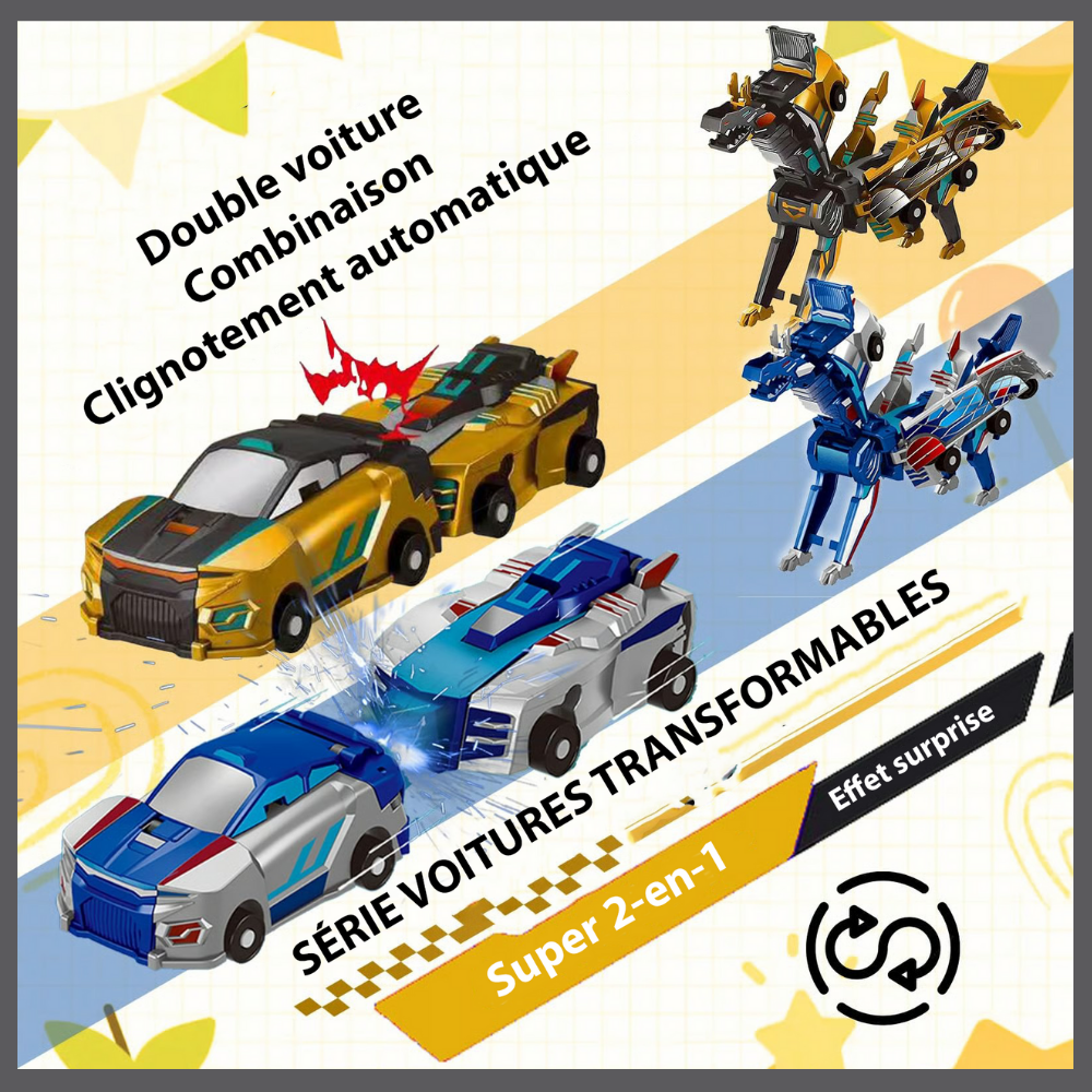 DinoCrash™ – Voiture Dinosaure 2 en 1