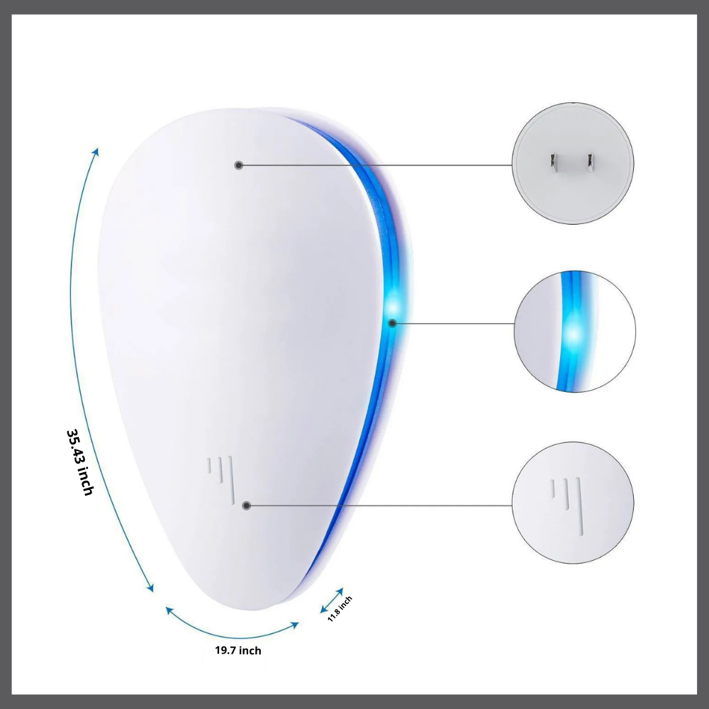 RepelSafe™ – Répulsif Ultrasonique Anti-Nuisibles