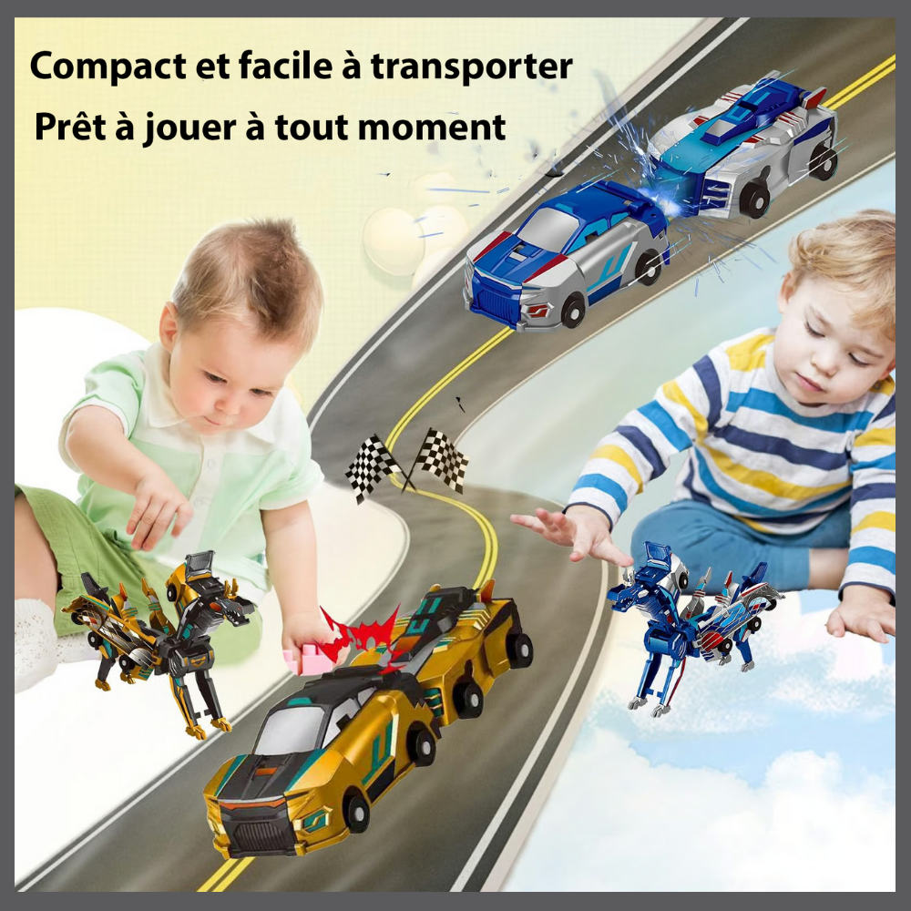 DinoCrash™ – Voiture Dinosaure 2 en 1