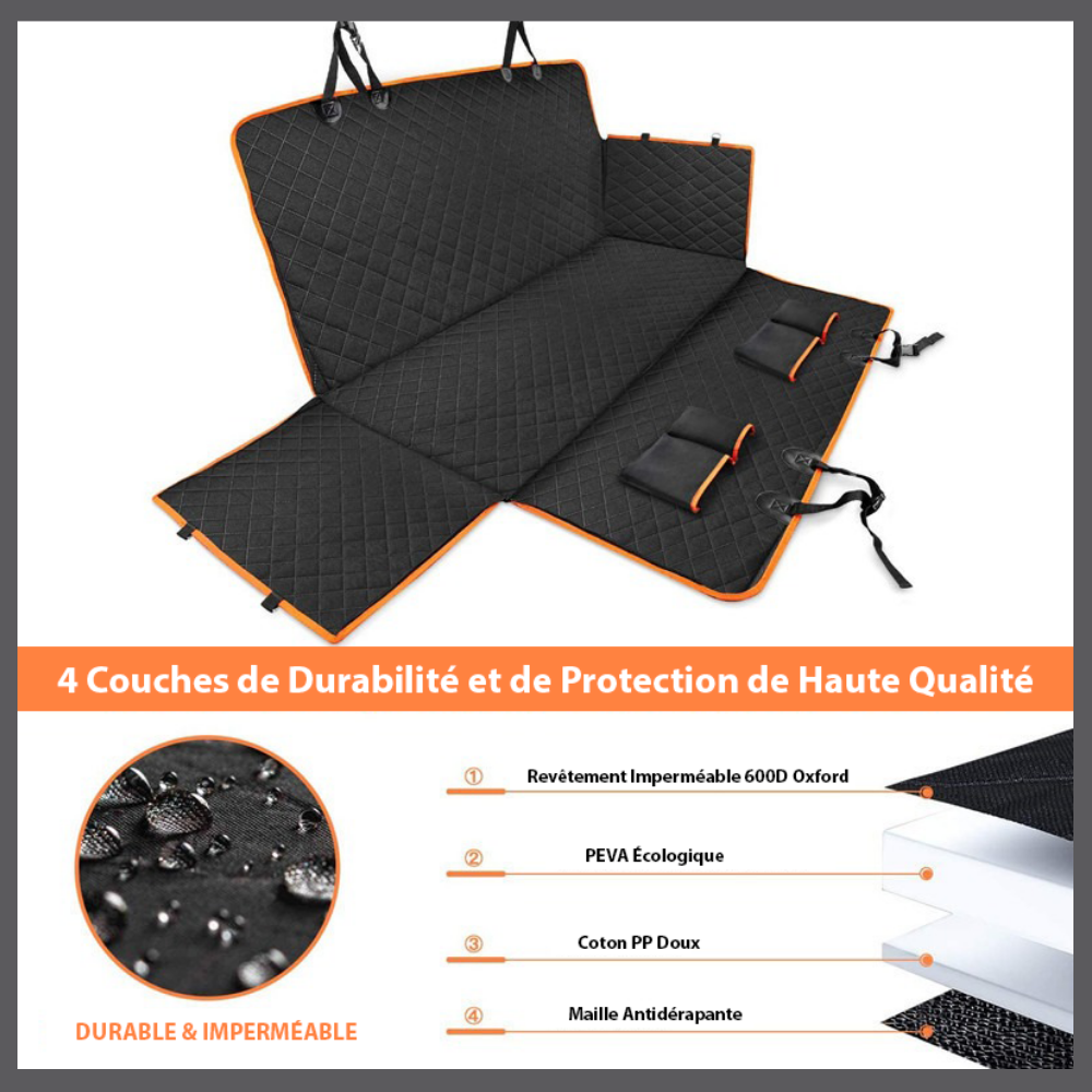 PawGuard™ – Rallonge de siège arrière de camion pour chiens