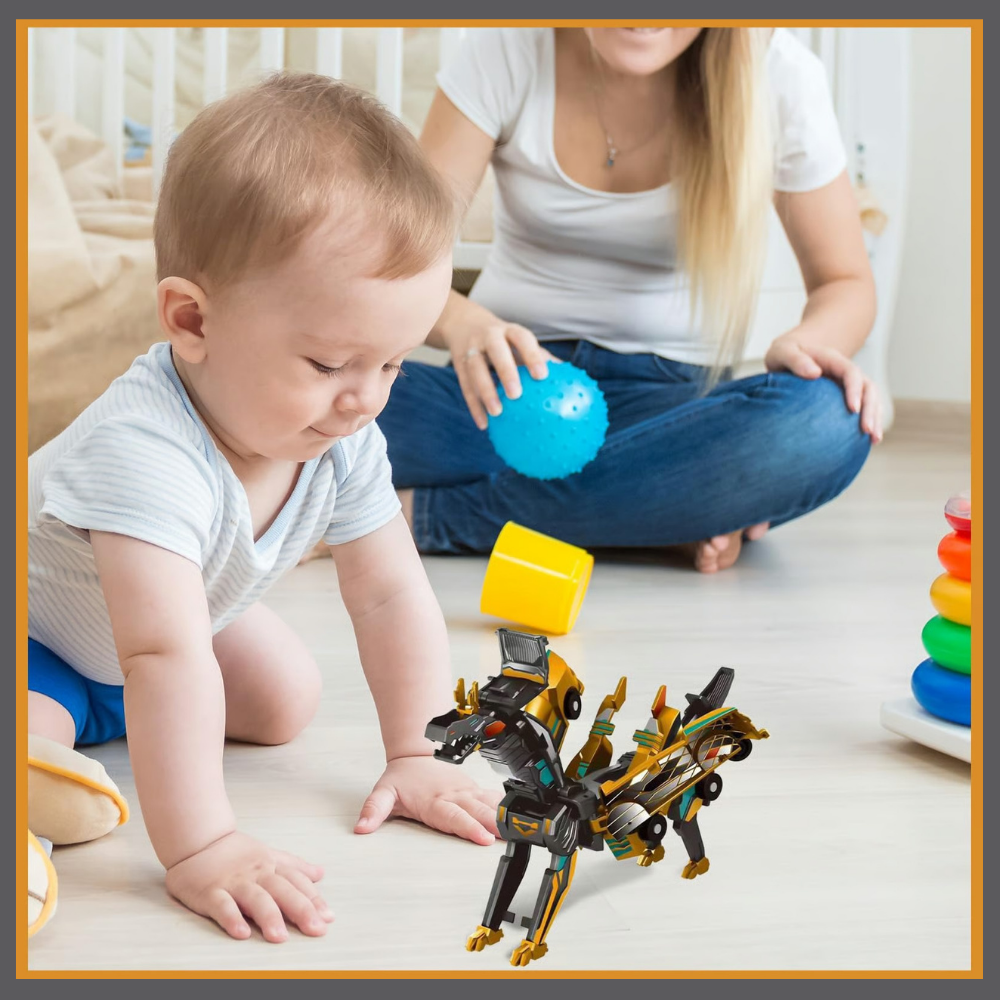 DinoCrash™ – Voiture Dinosaure 2 en 1