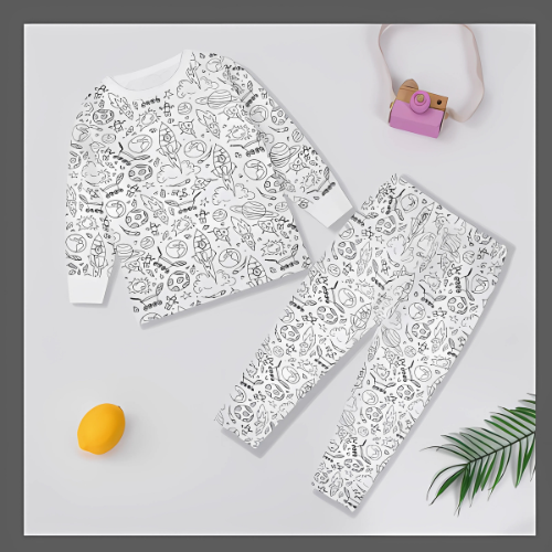 ColorPaint™ Pyjamas d'hiver  peints à la main