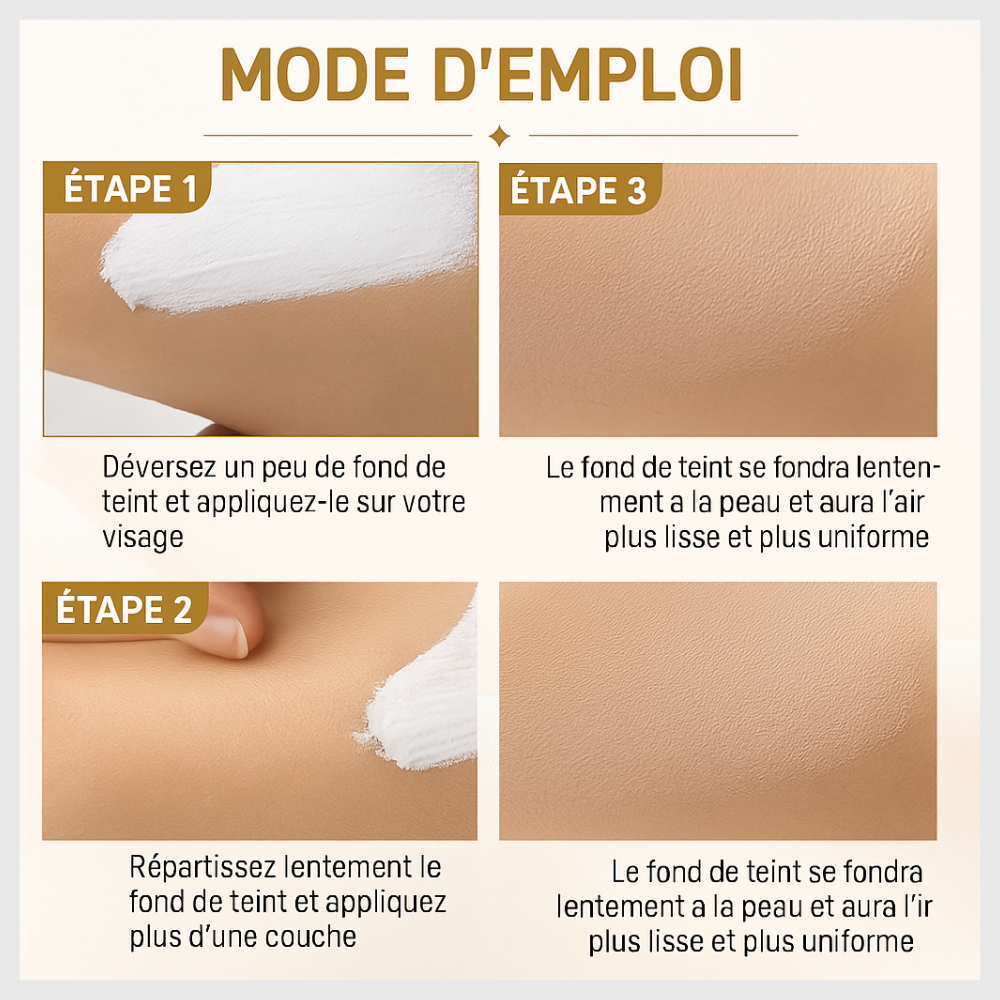 Fond de teint 4 en 1 - Spectre lumineux