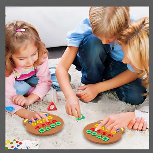 Jeu d'Association Formes et Couleurs | Puzzmatch™ (Pack Duo)