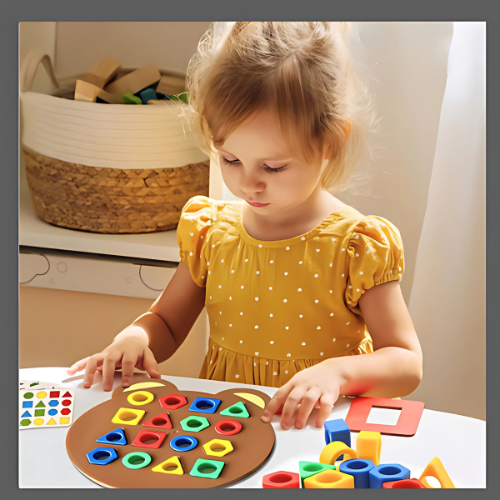 Jeu d'Association Formes et Couleurs | Puzzmatch™ (Pack Duo)