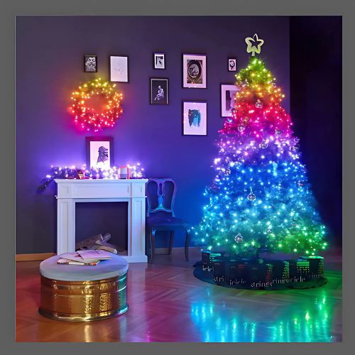 Pack Twinkly Music : Guirlande Lumineuse 600 LED RGB avec Capteur Musical USB