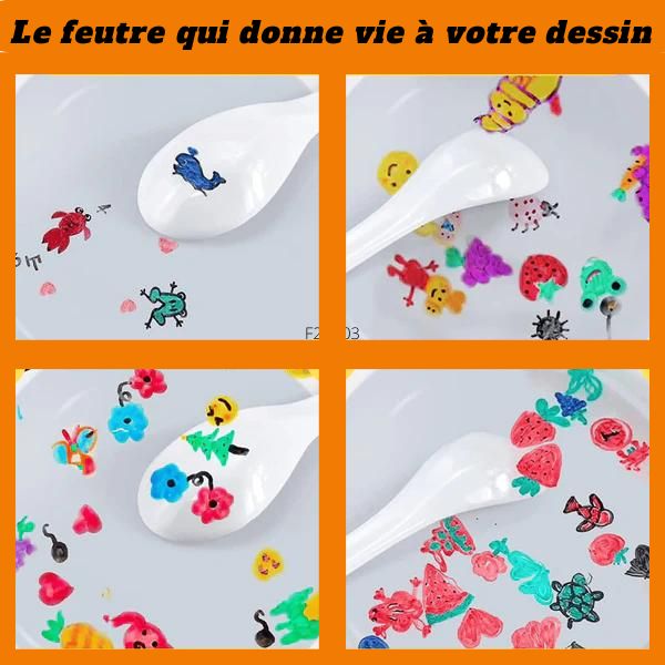 Feutres magiques BERDA -Le feutre qui donne vie à votre dessin