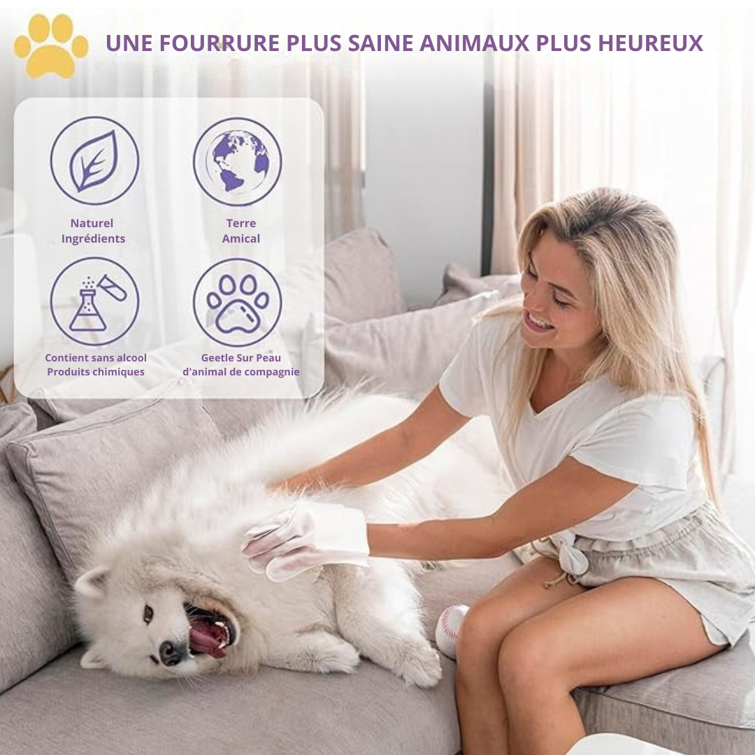 Fraîcheur et Propreté : Gants de Toilettage Éliminateurs d’Odeurs pour Votre Animal
