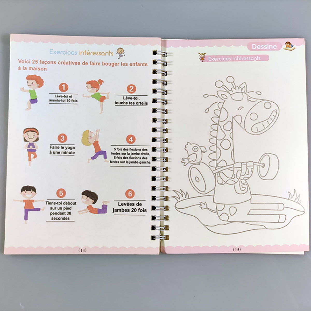 Cahier d'écriture calligraphie ((4 livres))