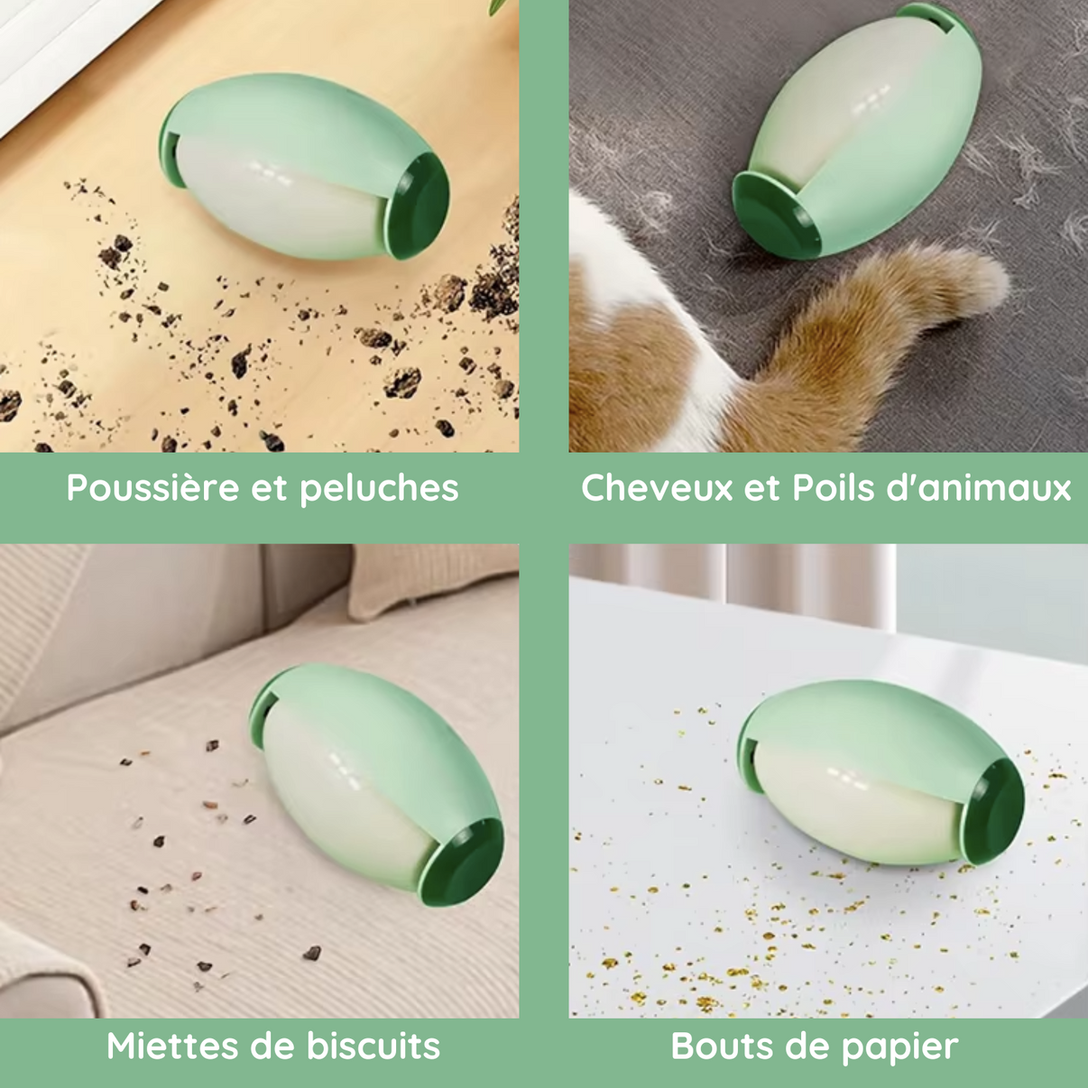 CleanSphere – Boule Anti-Poils et Peluches Réutilisable